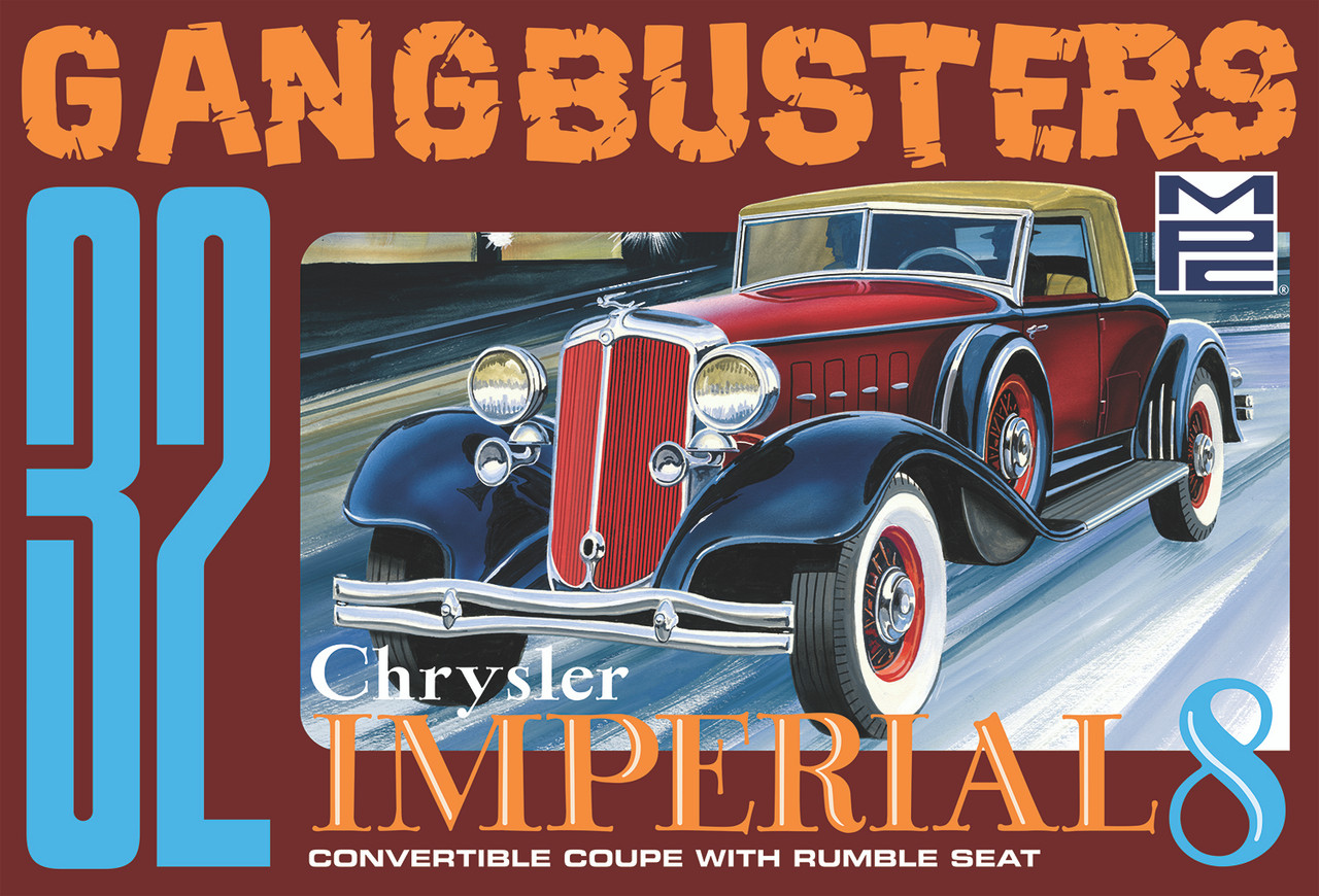 MPC 926 1/25 1932 Chrysler Imperial Gangbusters Model Kit