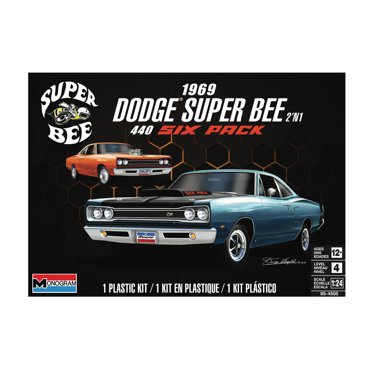 Revell 854505 1/24 '69 Dodge Superbee 2n1 Model Kit