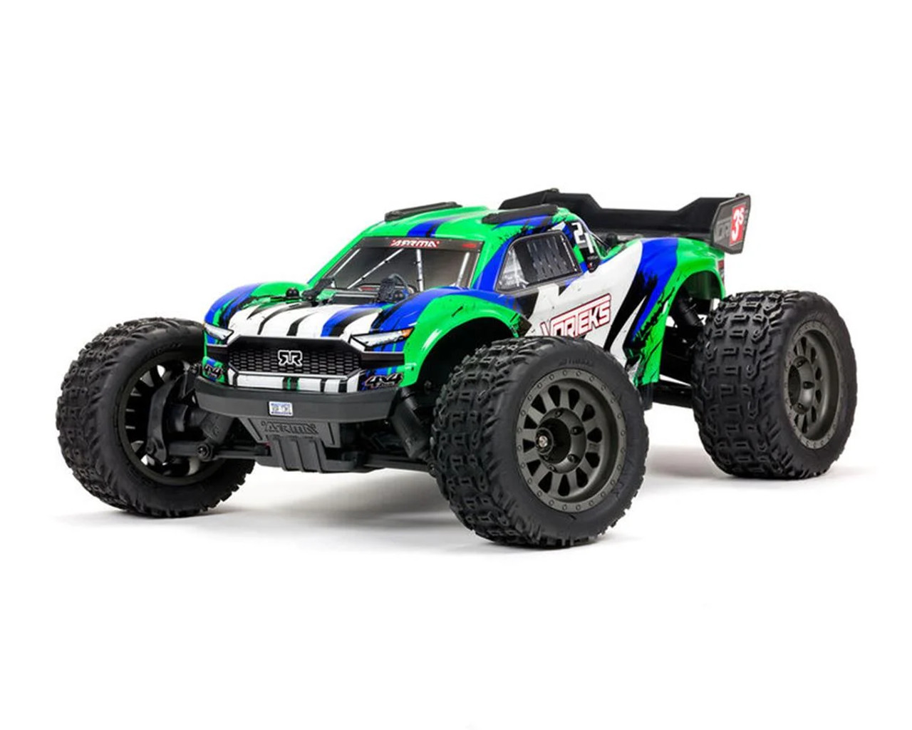 Arrma Vorteks 4X4 3S BLX 1/10th Stadium Truck w/ 2.4GHz Radio (Green)