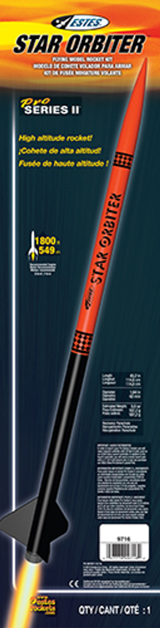 Estes 9716 Star Orbiter Model Rocket Kit, Pro Series II (EST9716)