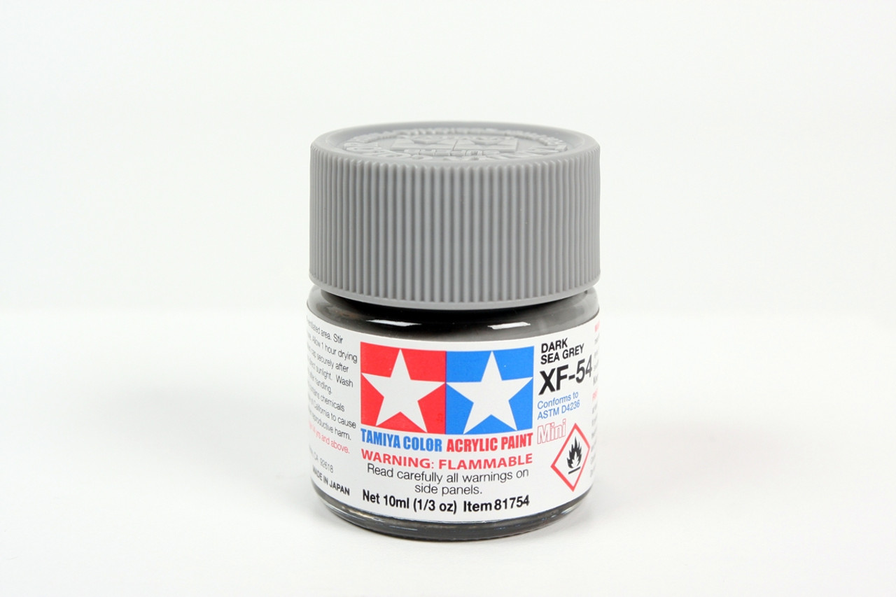 Tamiya Acrylic Mini XF54 Dark Sea Grey Paint (10ml)