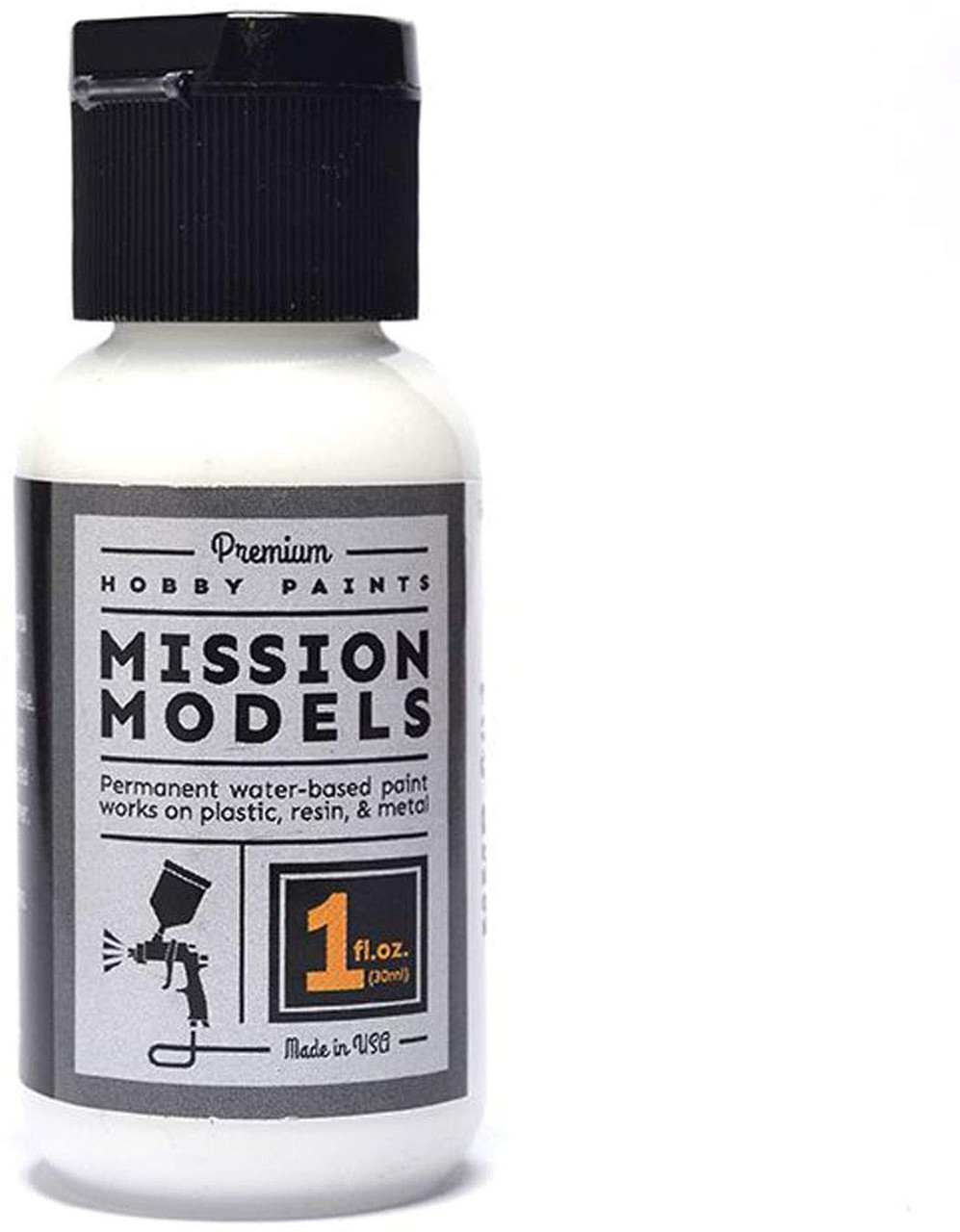 Mission Models MIOMMP-001 Acrylic Model Paint 1oz Bottle, White
