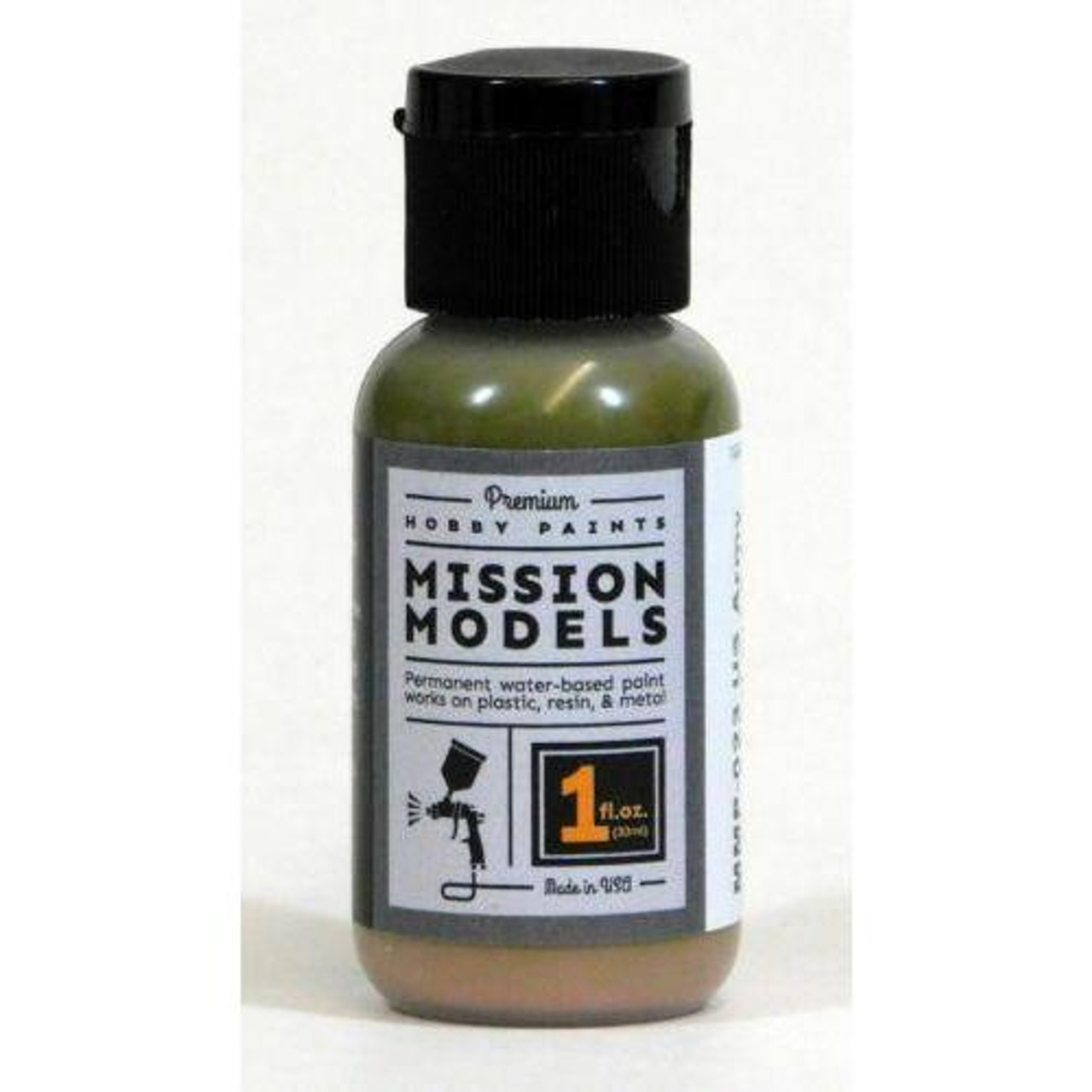 Mission Models MIOMMP-023 Acrylic Model Paint 1oz Bottle, US Army Khaki Drab