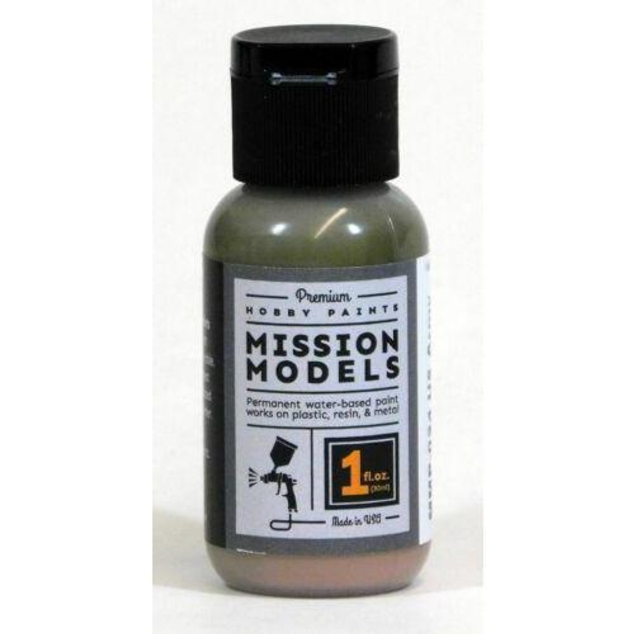 Mission Models MIOMMP-024 Acrylic Model Paint 1oz Bottle, US Army Olive Drab