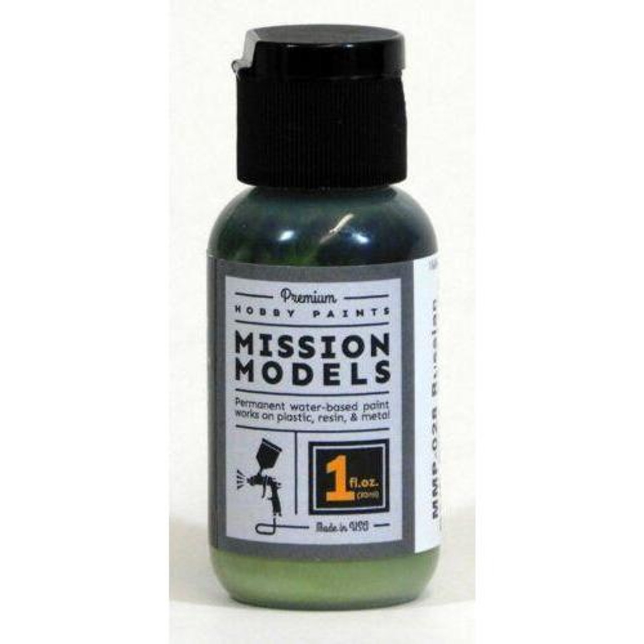 Mission Models MIOMMP-028 Acrylic Model Paint 1oz Bottle, Russian Dark Olive