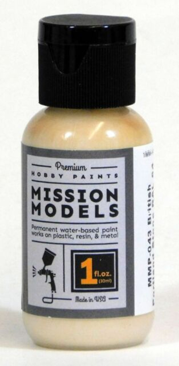 Mission Models MIOMMP-043 Acrylic Model Paint 1oz Bottle, British Portland Stone