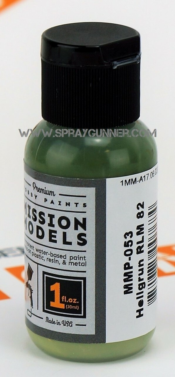 Mission Models MIOMMP-053 Acrylic Model Paint 1oz Bottle, Hellgrun