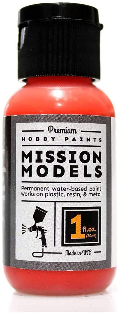 Mission Models MIOMMP-101 Acrylic Model Paint, 1 oz Bottle, Insignia Red, FS 31136