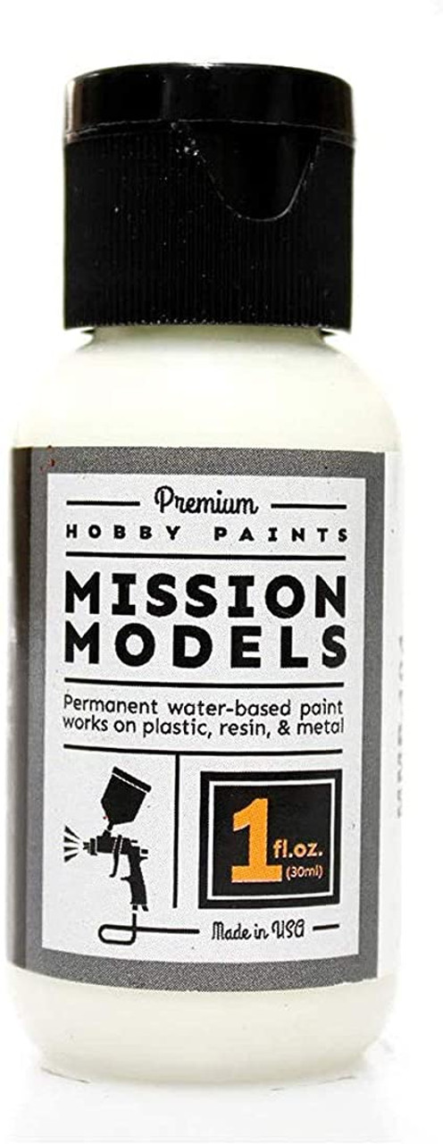 Mission Models MIOMMP-104 Acrylic Model Paint, 1 oz Bottle, Insignia White, FS 17875