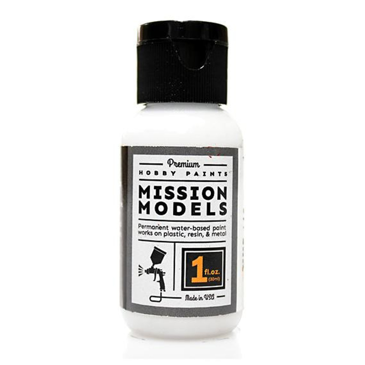 Mission Models MIOMMP-116 Acrylic Model Paint, 1 oz Bottle, Light Grey, FS 36495