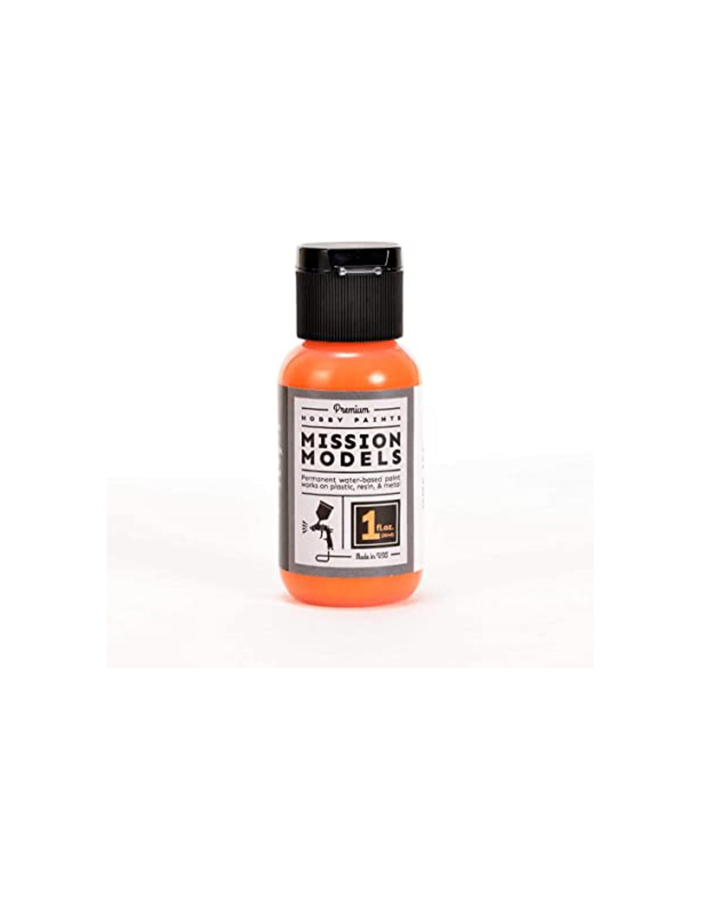 Mission Models MIOMMP-151 Acrylic Model Paint, 1oz Bottle, Pearl Tropical Orange