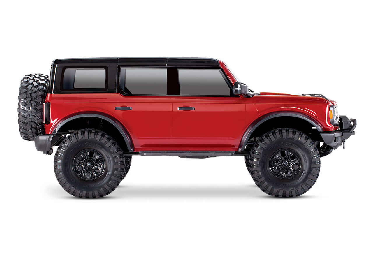 Traxxas TRX-4 1/10 Trail Crawler Truck w/2021 Ford Bronco Body (Red) w/TQi  2.4GHz Radio