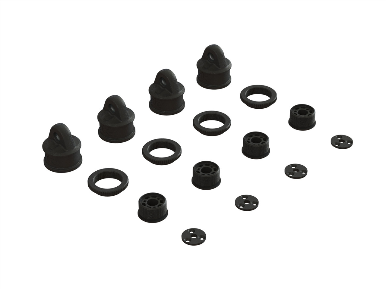 Arrma 330568 8S BLX Shock Cap & Cartridge Set