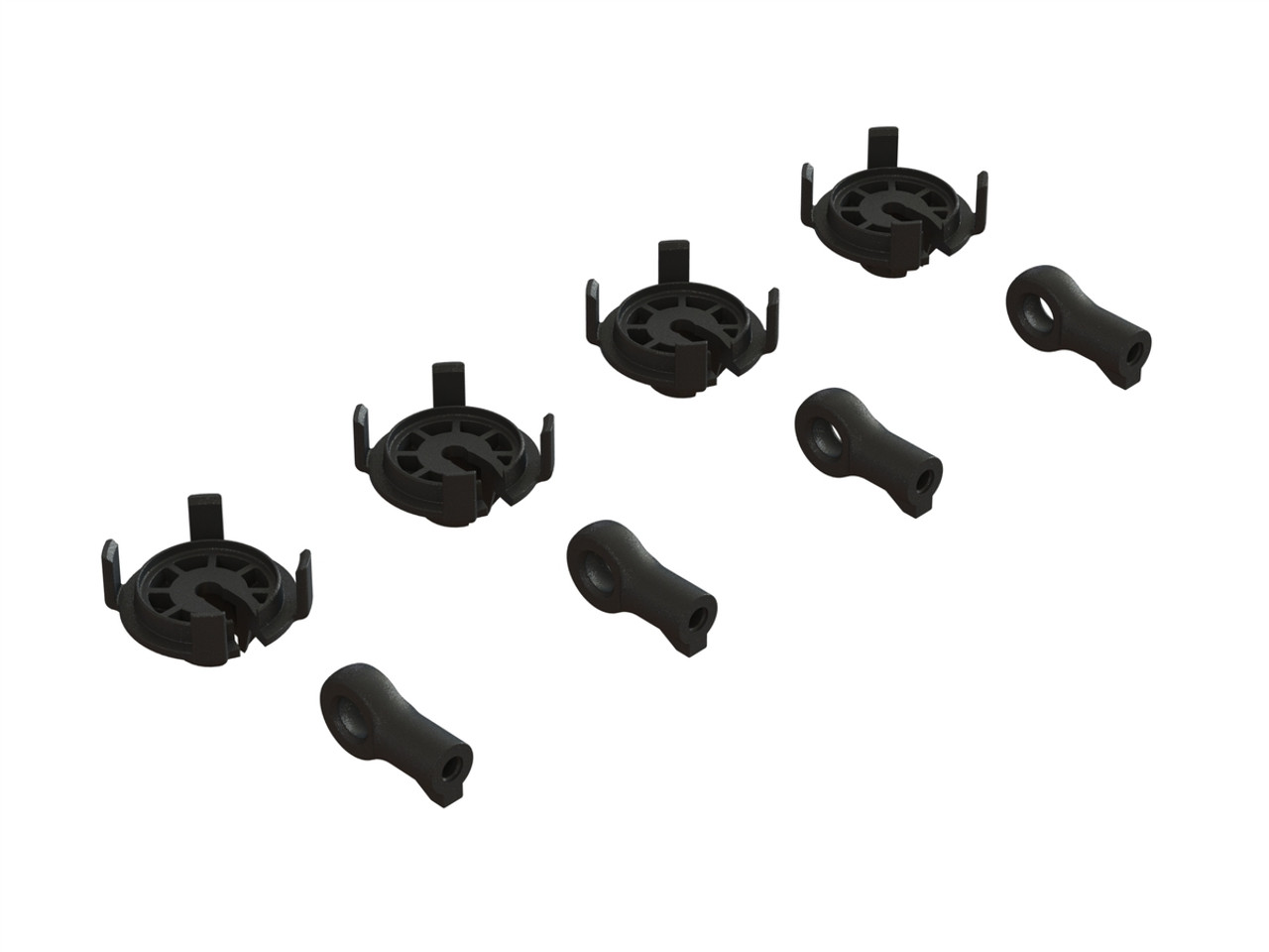 Arrma 330569 Shock Rod End and Spring Perch Set