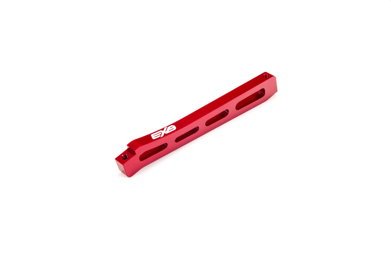 Arrma 320565 Front Center Aluminum Chassis Brace, 118mm Red: EXB