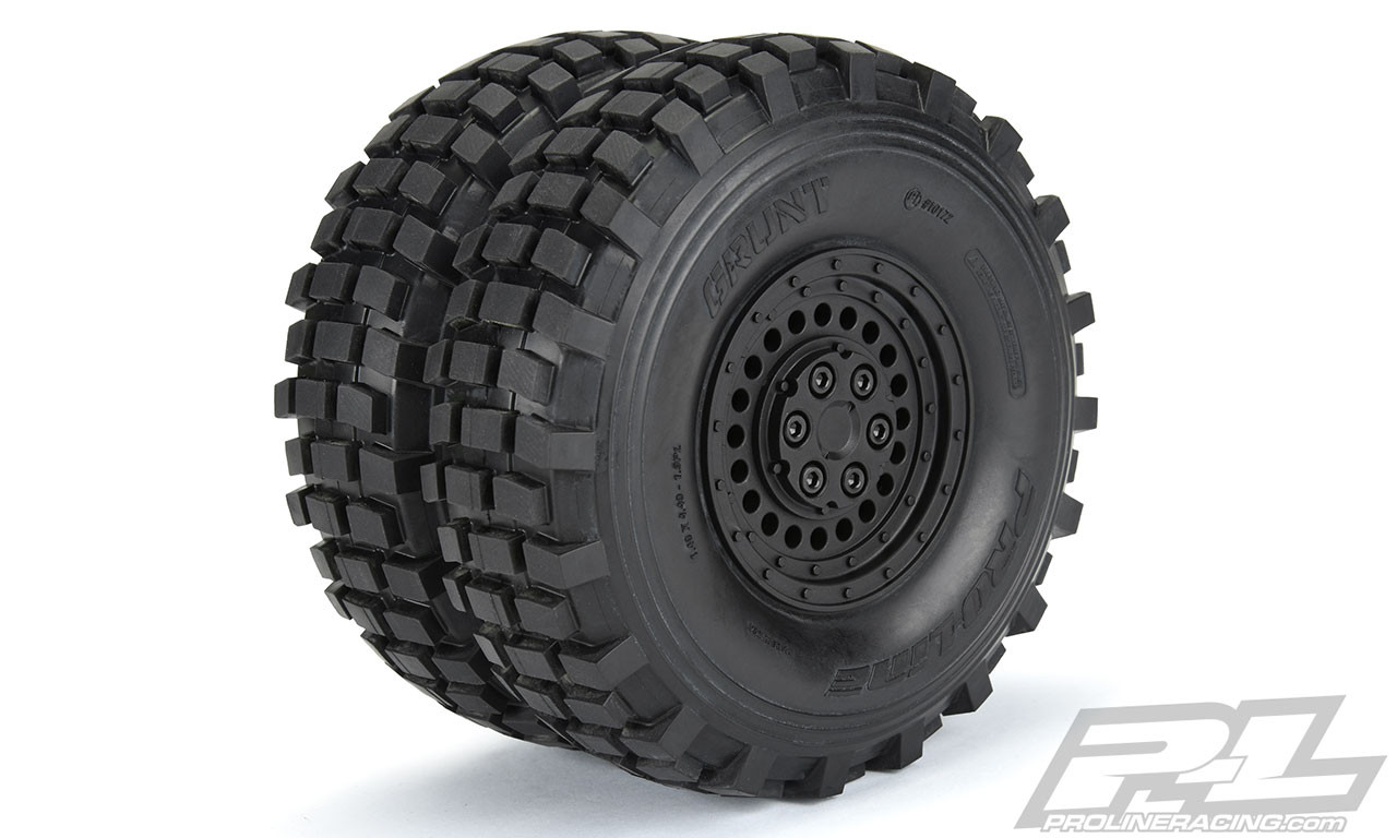 Pro-line 2786-00 1/10 Carbine 1.9" Internal Bead-Loc Dually Wheels, Black (2)