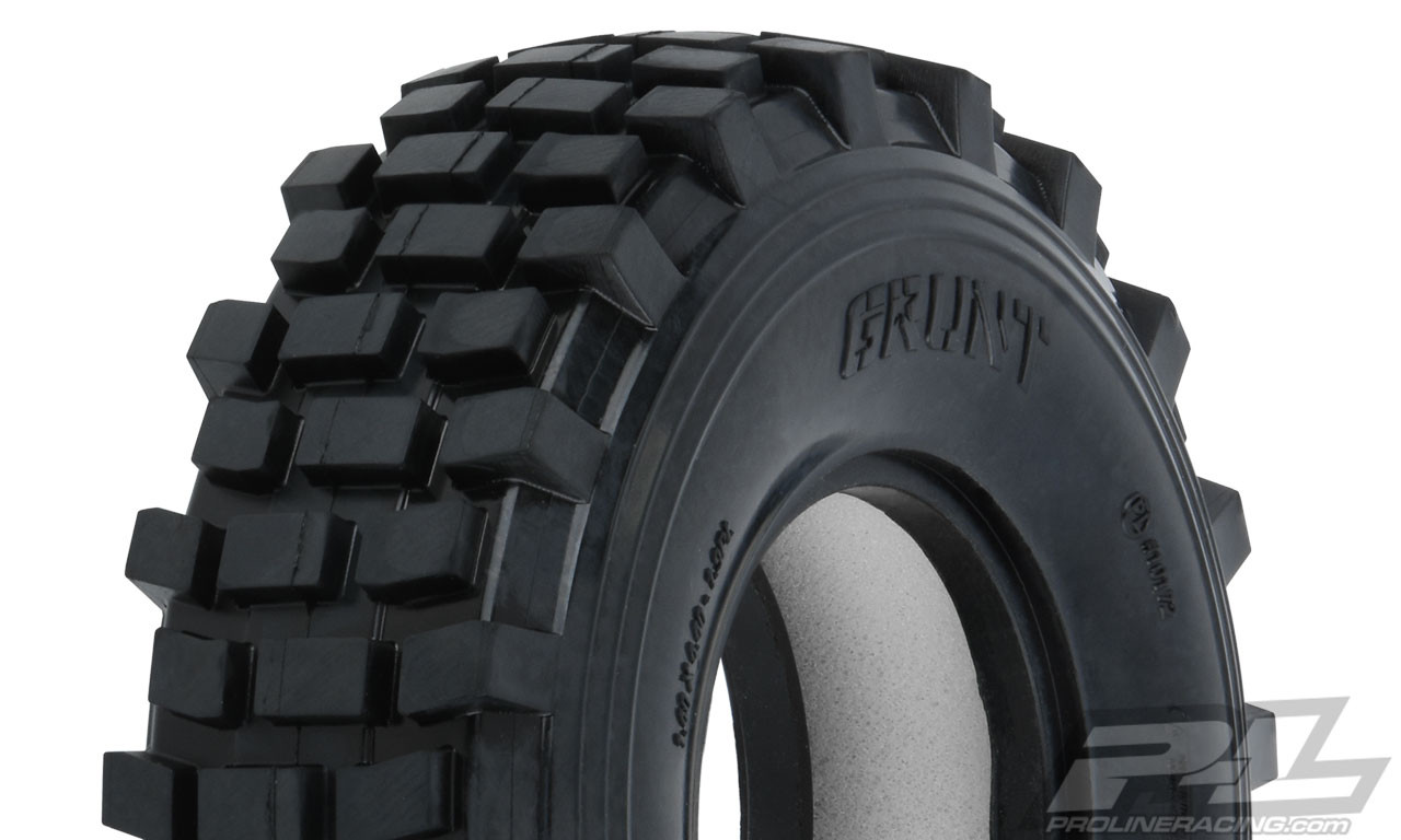 Pro-Line 10172-14 Grunt Rock Terrain 1.9" Rock Crawler Tires (2) (G8) w/Memory Foam