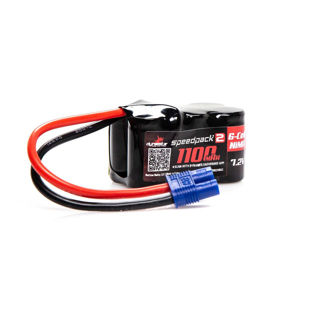 Dynamite Speedpack2 7.2V 1100mAh 6C NiMH, 3+3, EC3