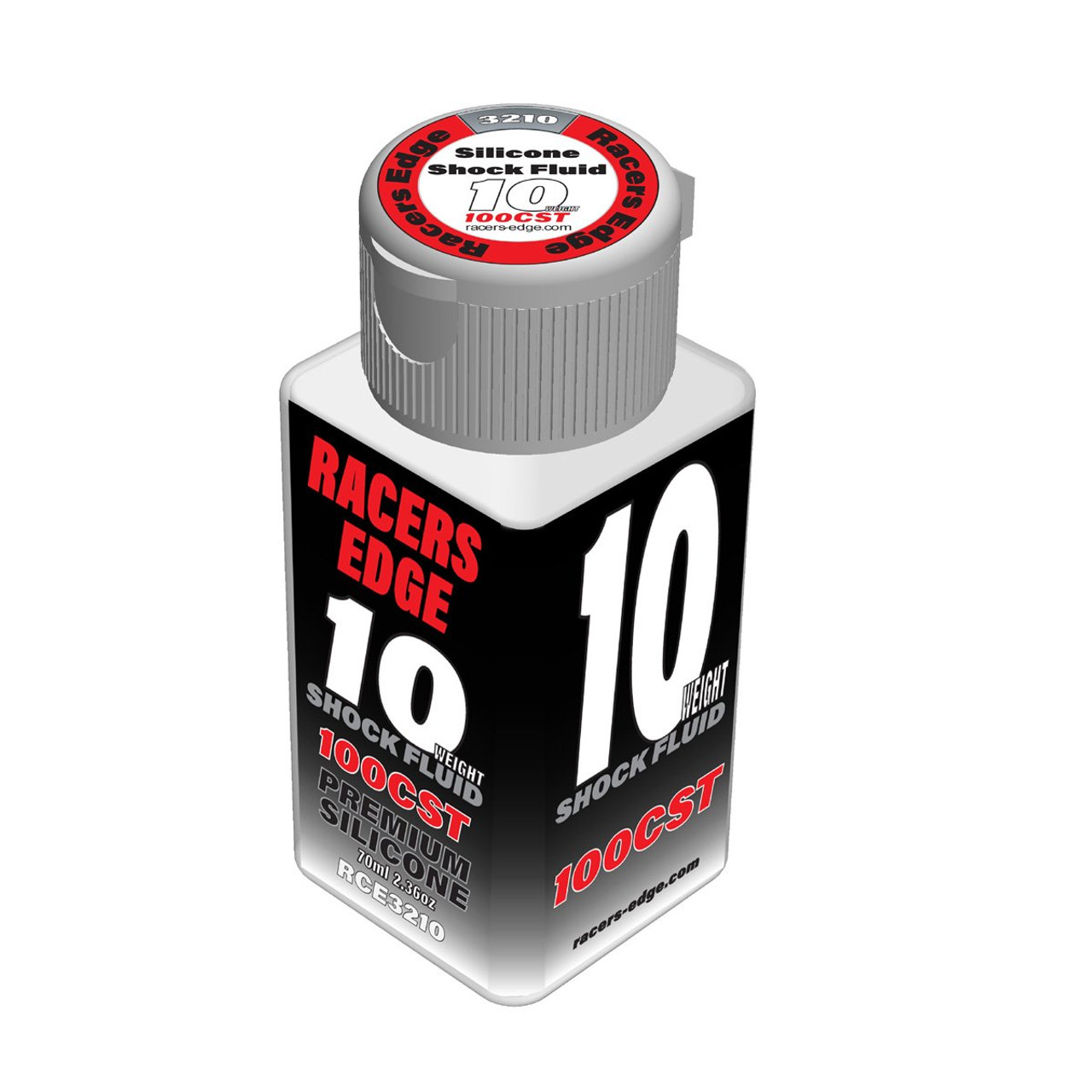 Racers Edge 10 Weight, 100cSt, 70ml 2.36oz Pure Silicone Shock Oil