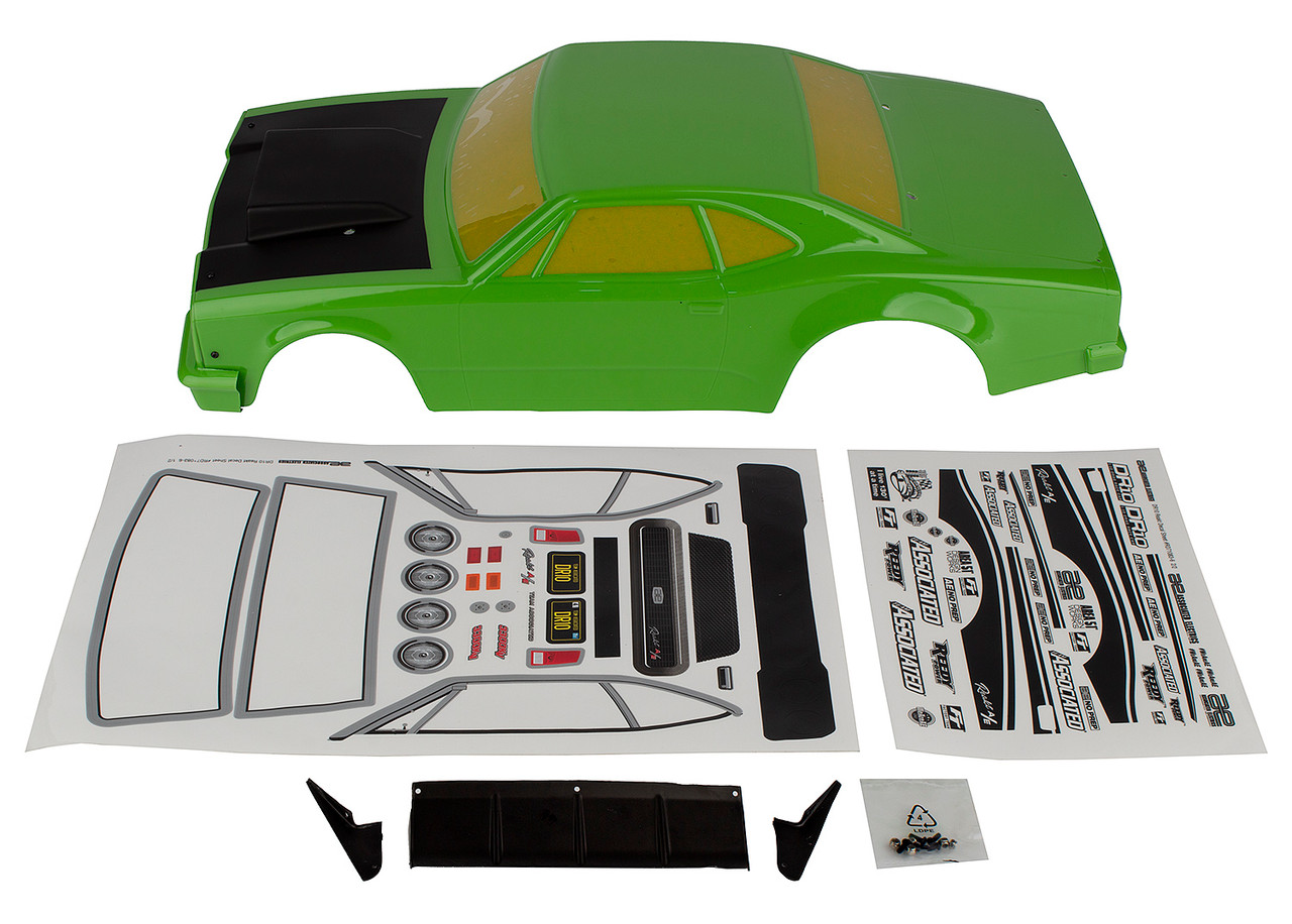 Team Associated 71084 DR10 Reakt Drag Body (Green) - Small