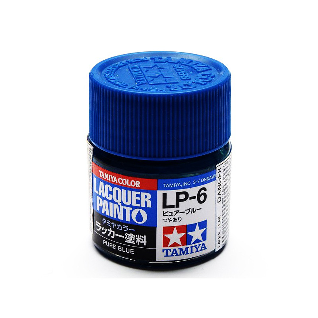 Tamiya 82106 Lacquer Paint LP-6 Pure Blue 10ml Bottle - Small