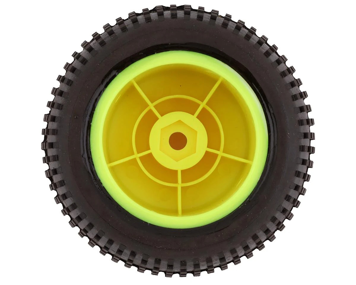 Proline Hole Shot Mini-T 2.0 Tires Mounted Yellow Wheels F/R