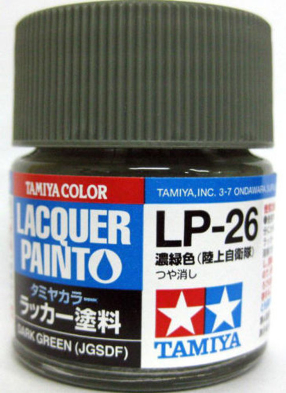 Tamiya 82126 Lacquer Paint LP-26 D. Green JGSDF 10ml Bottle