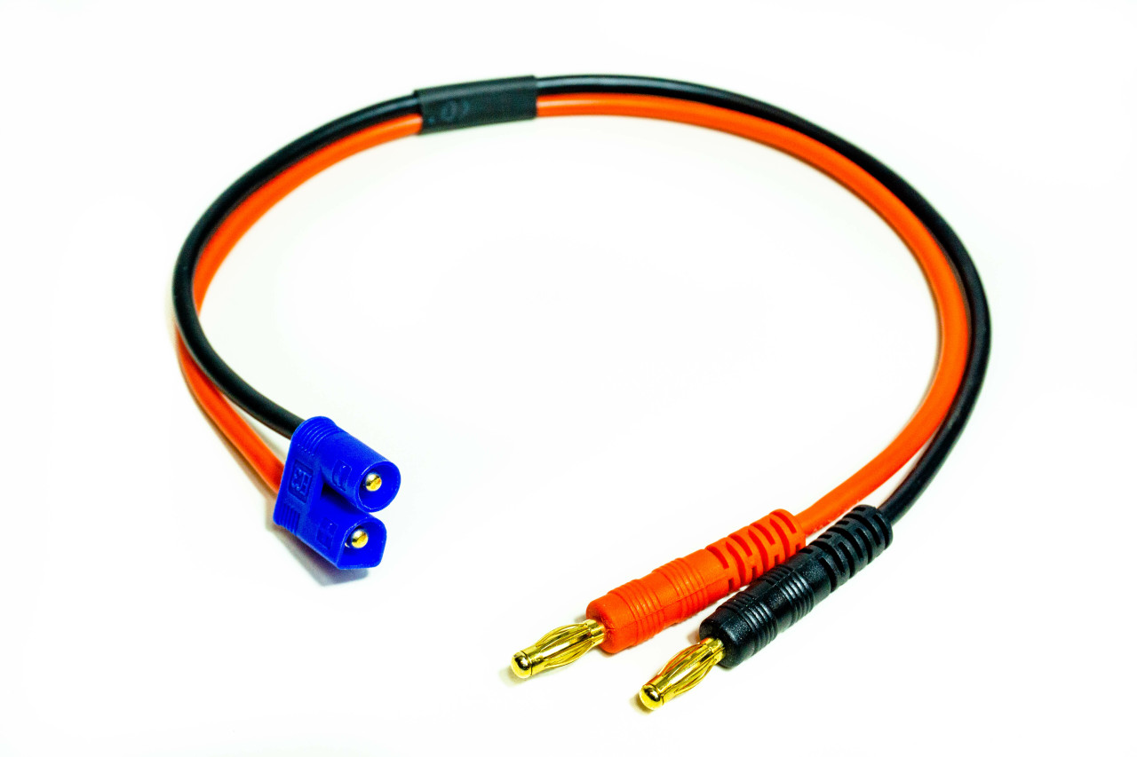 Punisher Series EC3 12" Charger Lead with 4mm Bullet