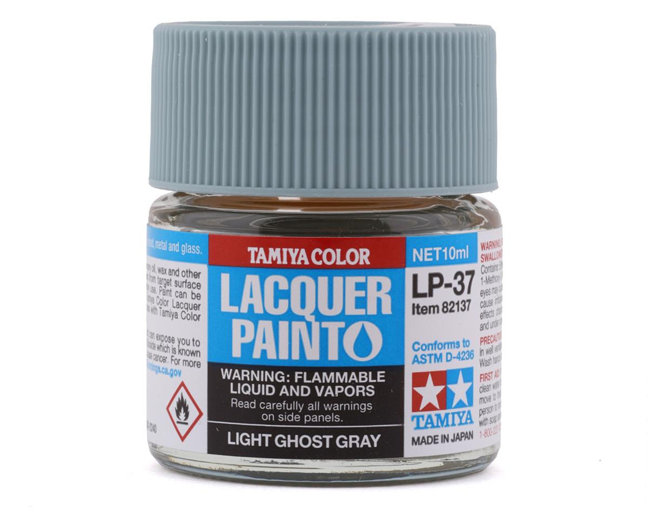 Tamiya 82137 Lacquer Paint LP-37 Light Ghost Gray 10ml Bottle