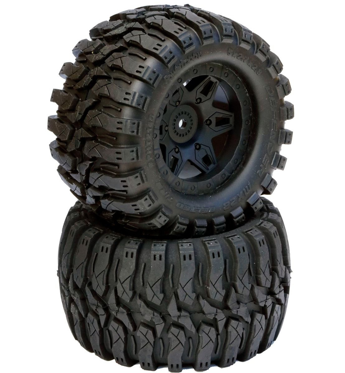 Power Hobby 1/10 Defender 2.2/3.0 SCT Belted All Terrain Tires 12mm Hex (2wd Rear)