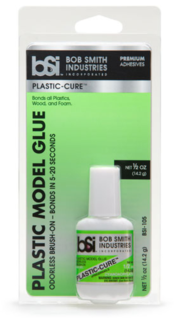 Plastic-Cure Brush-On Gap Filling Plastic Model Glue CA Glue - 1/2oz –  Freedom Miniatures