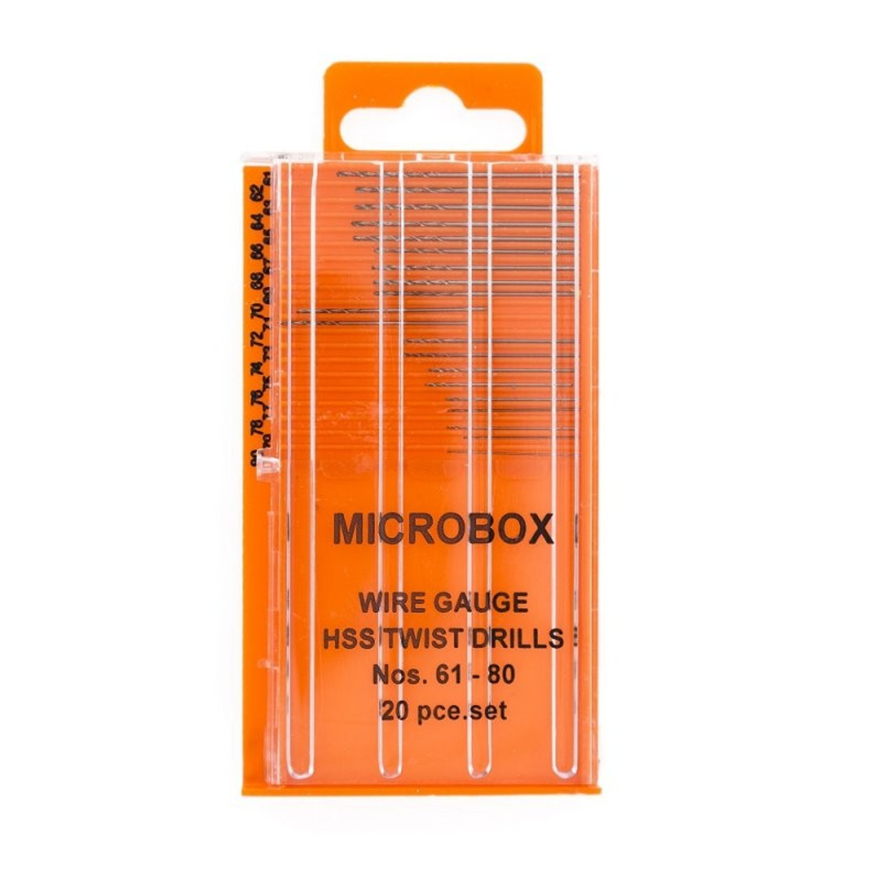 Modelcraft 20 Pce Microbox Drill Set (No.61 - 80)