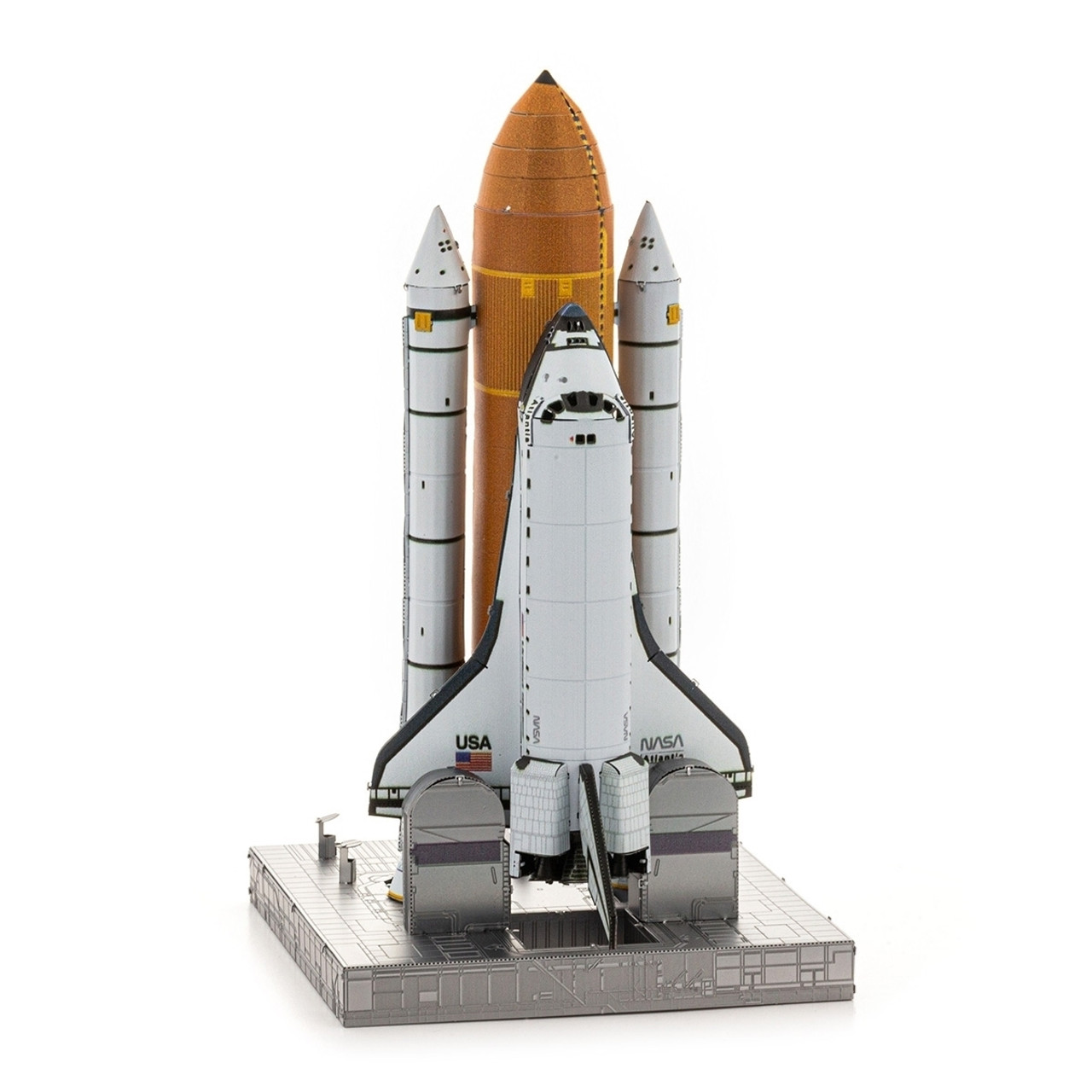 ★87MM★ Mmlg SPACECRAFT HFT CHARCOAL Metal Earth ICONX Space Shuttle Launch Kit, Color - Small