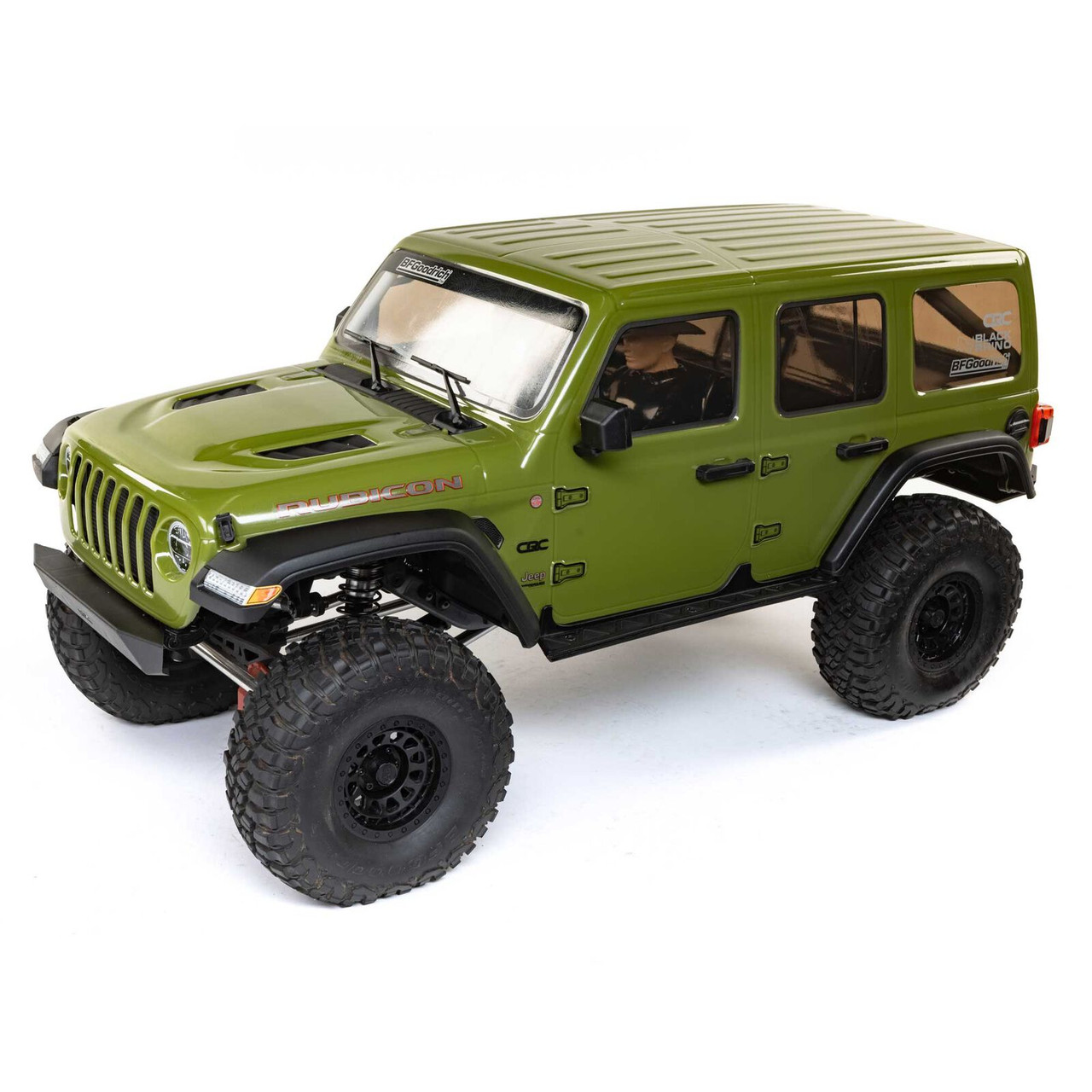 Axial SCX6 Jeep JLU Wrangler 1/6 4WD RTR Electric Rock Crawler (Green) w/DX3 Radio & Smart ESC