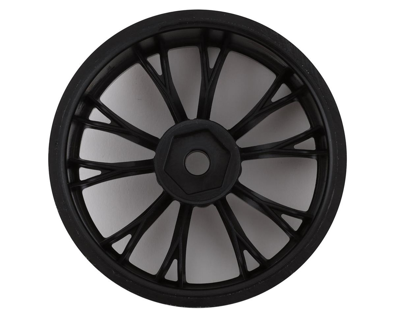 Traxxas 9472X Weld Black Chrome Wheels, Front, Drag Slash