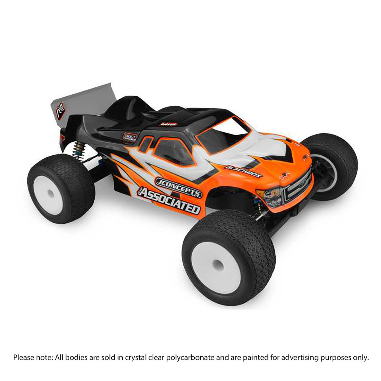 JConcepts 0289 T5M Finnisher Body w/Spoiler (Clear) - Small Addictions RC