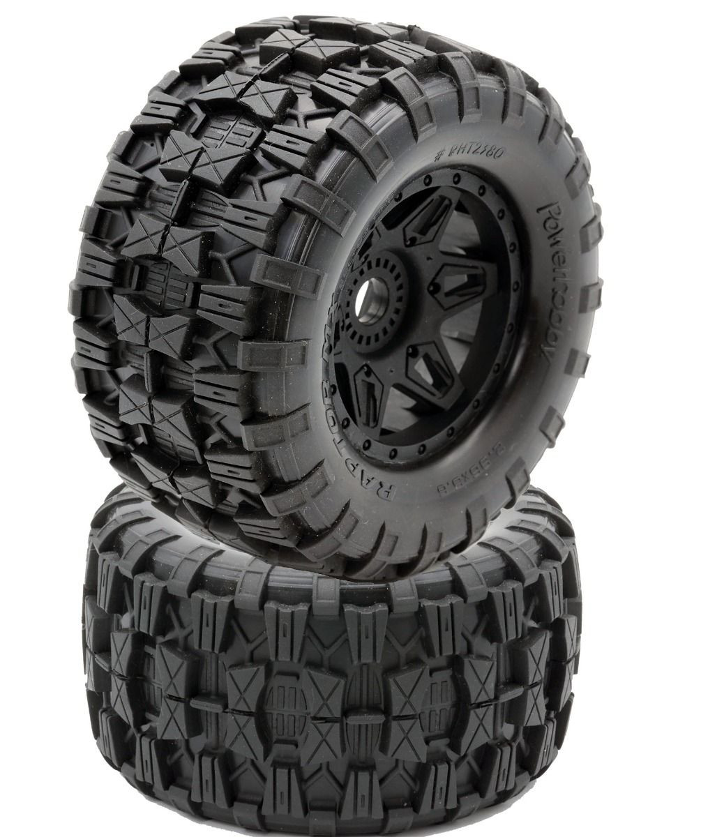 Neumáticos Powerhobby Defender MX Para Traxxas Maxx - Todo Terreno Con Cinturón, 17mm