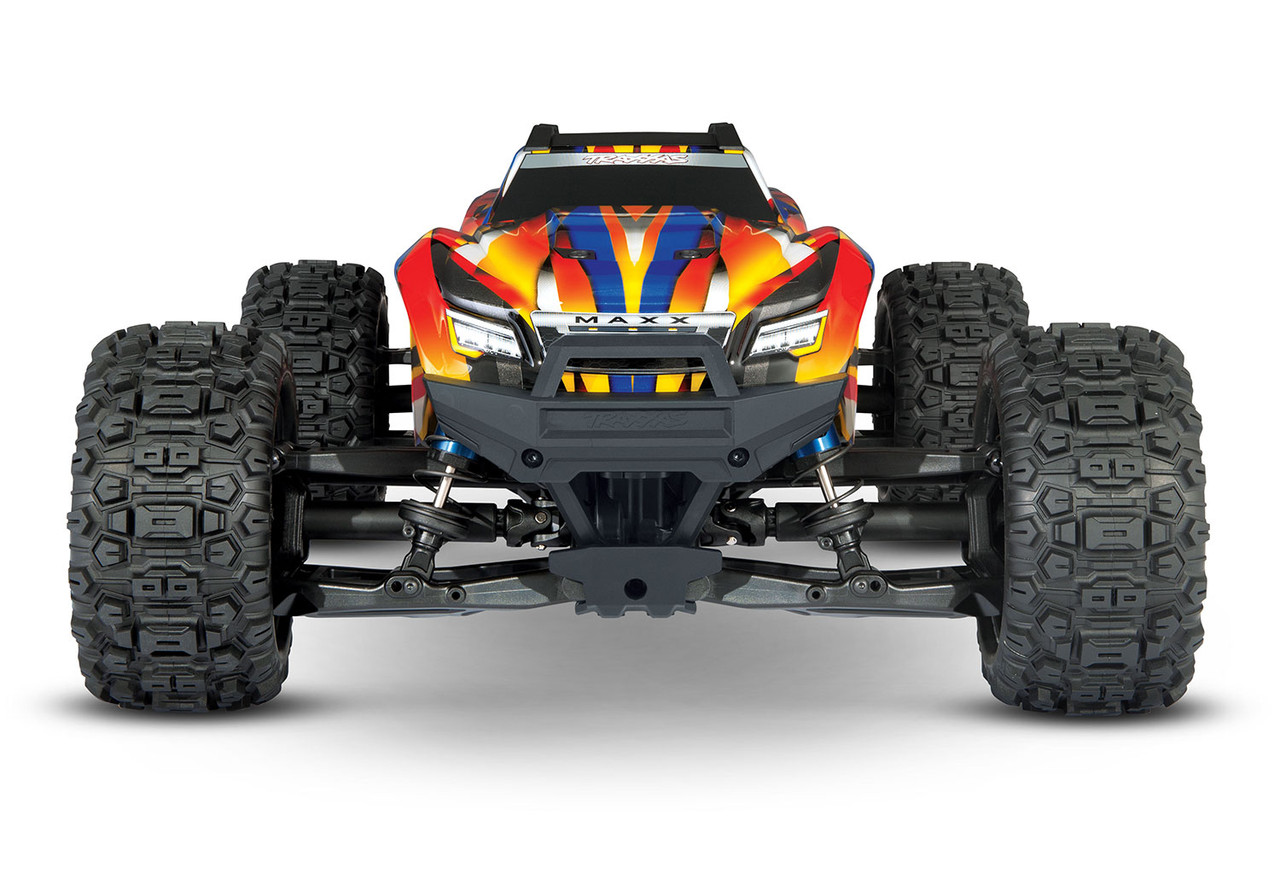 Traxxas Maxx with Widemaxx 1/10 4wd Brushless Electric Monster Truck w/ TQi 2.4GHz Radio System, Yellow