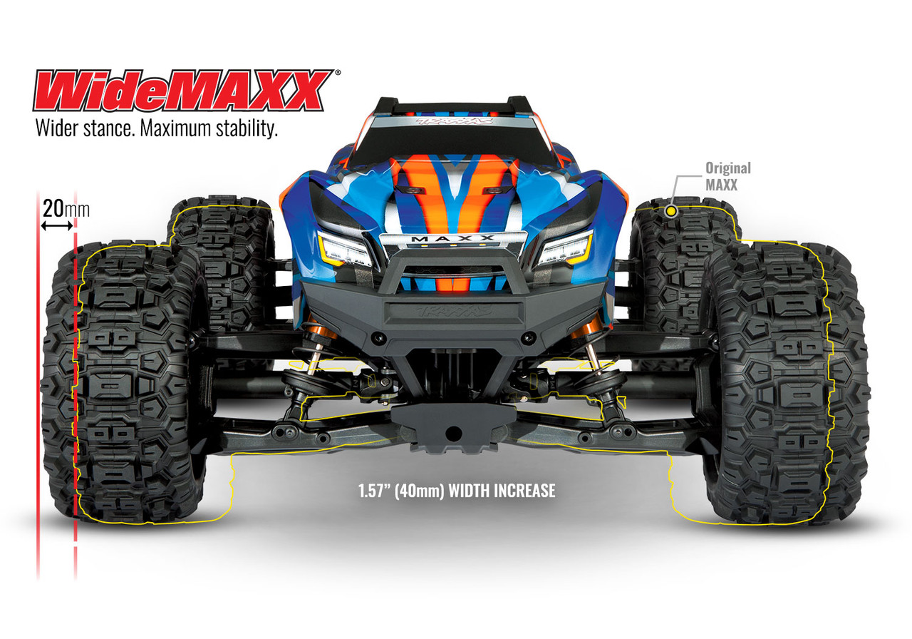 Traxxas Maxx with Widemaxx 1/10 4wd Brushless Electric