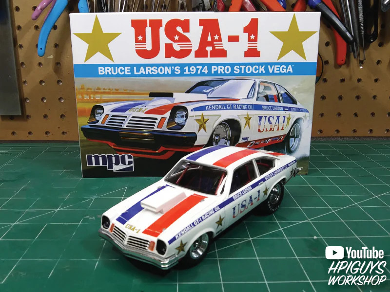 MPC 828 1/25 Bruce Larson USA-1 Pro Stock Vega Model Kit