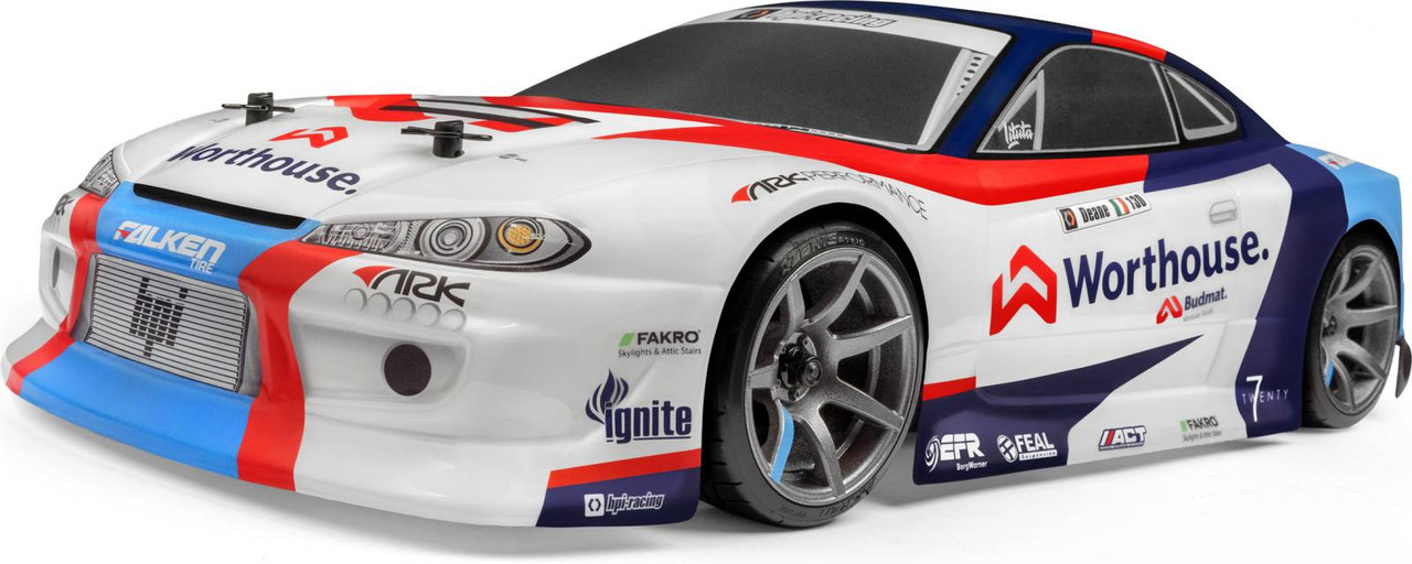 HPI Racing RS4 Sport 3 Drift Team Worthouse James Deane Nissan Silvia S15 RTR