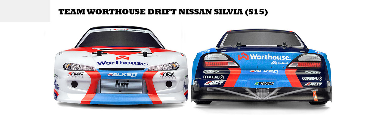 HPI Racing RS4 Sport 3 Drift Team Worthouse James Deane Nissan