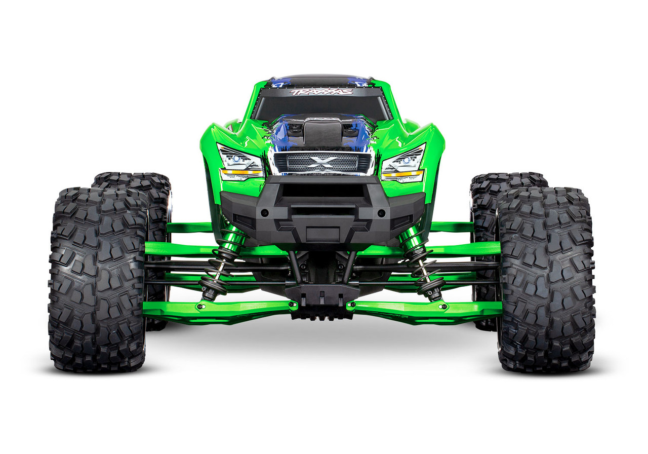 Traxxas 7895G Suspension kit, X-Maxx WideMaxx, Green (includes front & rear suspension arms, front toe links, driveshafts, shock springs)