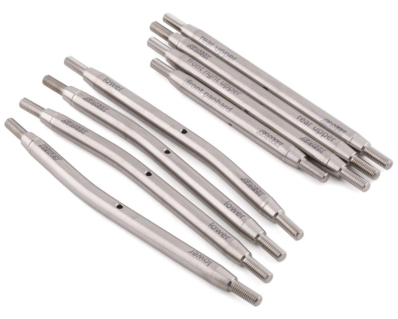 Samix Axial SCX-6 Titanium High Clearance Link Set (8