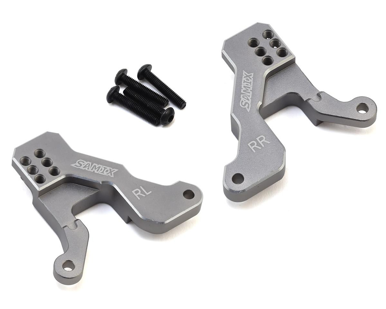 Samix Traxxas TRX-4 Aluminum Rear Shock Plate (Grey)