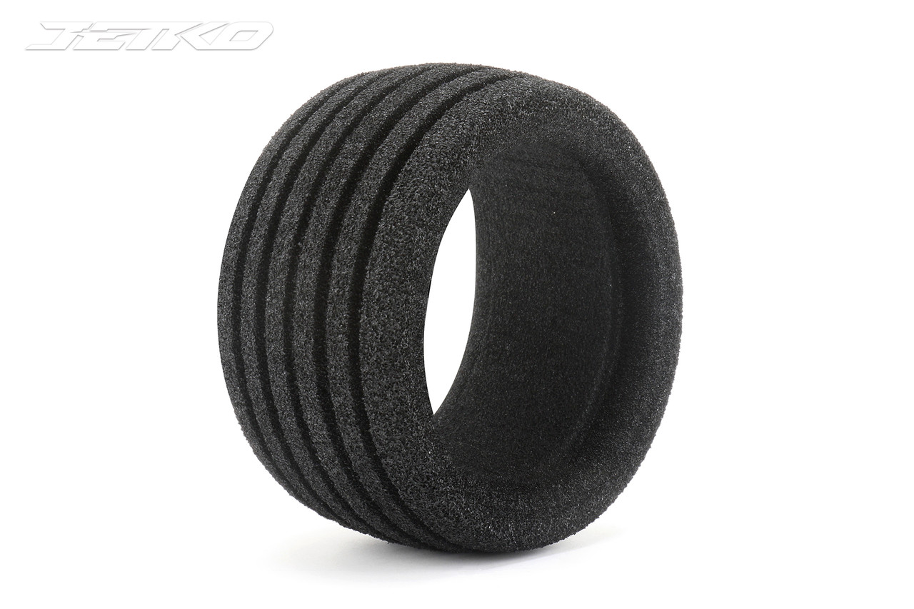 Jetko Super Sonic 1/8 MT 3.8 Tires Mounted on Black Claw Rims, Medium Soft, Belted, 17mm 0" Offset (2)