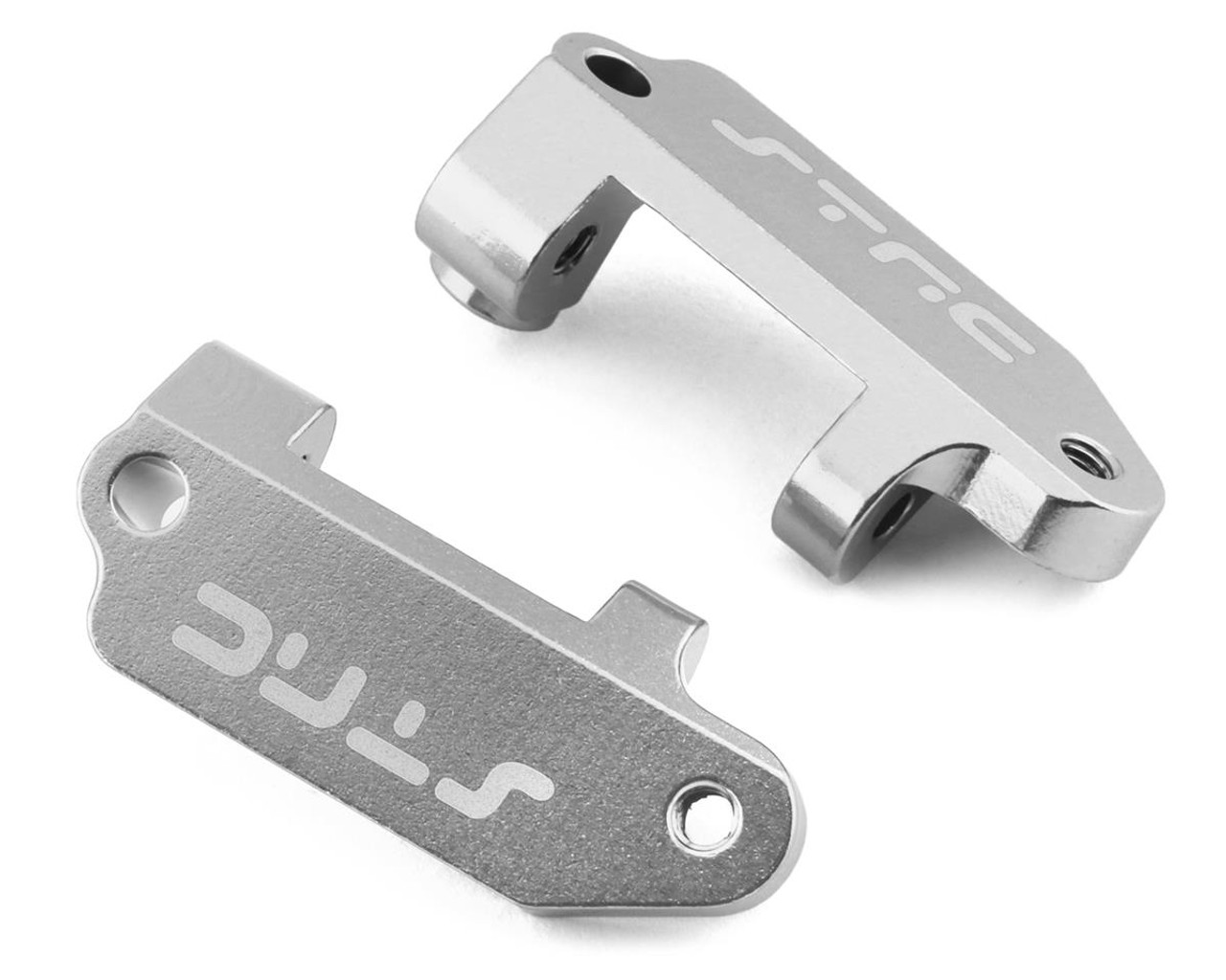 ST Racing Concepts 2432S Traxxas Drag Slash Aluminum Caster Blocks (2) (Silver)