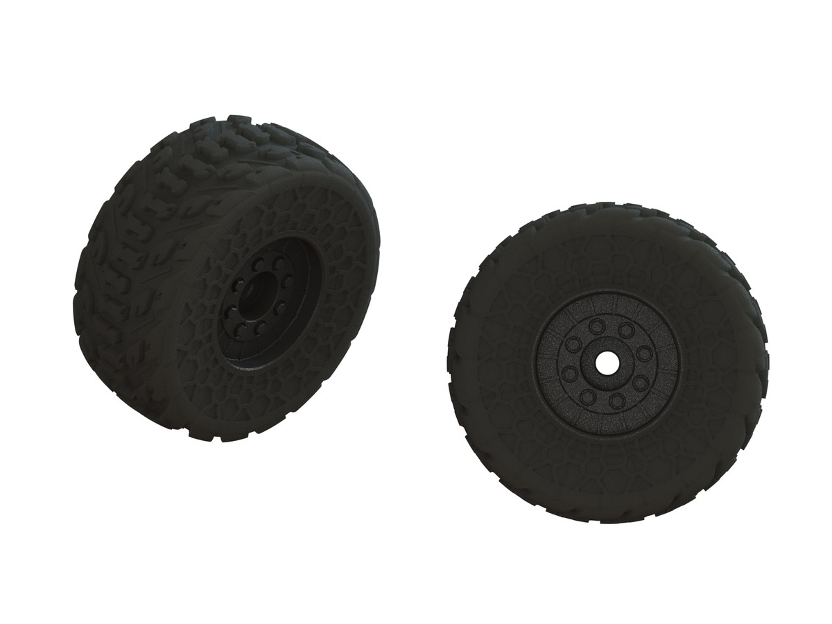 ARRMA SET PNEUMATICI INCOLLATI dBOOTS FORTRESS BRONZO - ARA-2024 – D.P