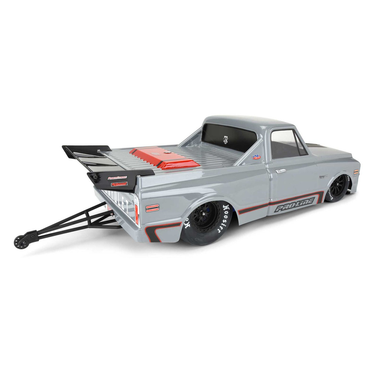 Pro-Line 3557-00 1972 Chevy C-10 1/10 Short Course No Prep Drag Racing Body (Clear)