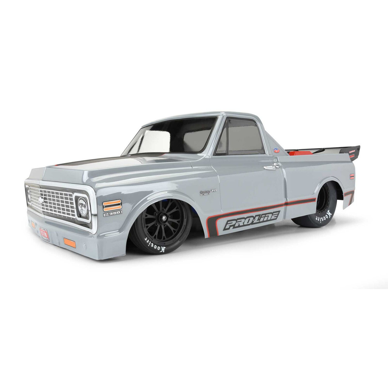 Pro-Line 3557-00 1972 Chevy C-10 1/10 Short Course No Prep Drag Racing Body (Clear)